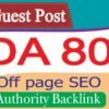 I Will Write And Publish A Guest Post On Da 80 Dofollow Post