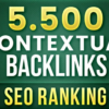 I will provide 5500 contextual 2 tier backlinks for SEO ranking