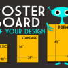 I will print your poster design on rigid poster board