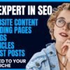 I will be your SEO website content writer or article writer