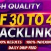 I will make high tf homepage SEO backlinks