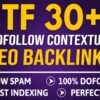 I will create high quality high tf contextual dofollow seo backlinks