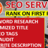 I will do etsy SEO listings to improve shop sales and rank