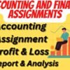 I will do profit and loss, balance sheet, financial statements