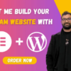 I will create a responsive wordpress website design or blog