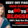 I will sell 30k high quality da 60 to 90 backlinks site lists