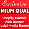 I will do shopify store banner any web banners, hero image design