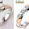 I will high end jewelry retouching product image editing 3d photo retouch and touch up