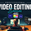 I will do professional video editing for your business