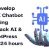 I will develop ai software, web app  ai saas chatgpt ai app  api  crm erp