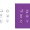 I will design custom ultra crisp vector line icons set