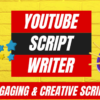 I will write you a professional script for your youtube channel