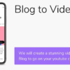 I will convert blog post, article or text to video with voiceover