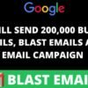 I will provide niche targeted email list, bulk email, email blast for email campaign