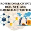 I will write engaging crypto, blockchain, metaverse, nfts articles