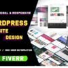 I will build modern wordpress website design for your business