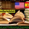 I will do a professional book translation from English to spanish