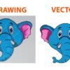 I will convert hand drawing into digital vector art ai  svg eps  png