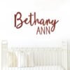 I will create Custom Name Sign for Nursery and Playroom Decor in Blush Pink