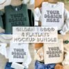 I will provide Gildan 18000 Mockup Bundle Green Gildan Mock up Bundle Sand Gildan Sweatshirt Mockup