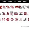 Alabama SVG Bundle Collection  Alabama Football Svg  Alabama State Svg