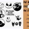 Premium Nightmare Before Christmas SVG Bundle   Jack and Sally  Zero  Oogie Boogie Christmas Halloween  Instant Download