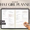 That Girl Planner  Undated Digital Planner for iPad (GoodNotes)   Daily  Weekly Monthly  2023 & 2024