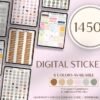 I will create Natural Aesthetic 1450+ DIGITAL STICKERS  GoodNotes Stickers  Digital Planner Stickers