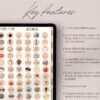 I will create Natural Aesthetic 1450+ DIGITAL STICKERS  GoodNotes Stickers  Digital Planner Stickers