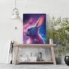 I will create Galaxy Bunny   Music Lovers in AI Generated Art   Instant Download