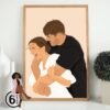 I will create Faceless Portrait custom illustration and photo illustration  boyfriend gift and girlfriend gift