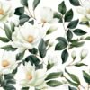 I will create Floral Digital Paper   Magnolias   SEAMLESS