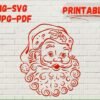 I will create Santa SVG  Santa Face svg  Christmas svg  Christmas Digital Download  Santa Digital Stickers