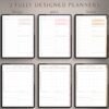 I will create Digital Planner iPad Planner GoodNotes Planner