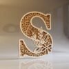 I will create 3D Letter S SVG Multilayer File Mandala Laser Cut Letter With Flower Gift for Kids Digital Download