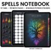 I will create Digital Notebooks  Spells  Notebook with tabs   Digital Journal Student Notebook