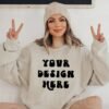 I will create Gildan 18000 Sand Crewneck Mockup Sweater mockup and Sand mock