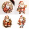 I will create Vintage Santa Stickers